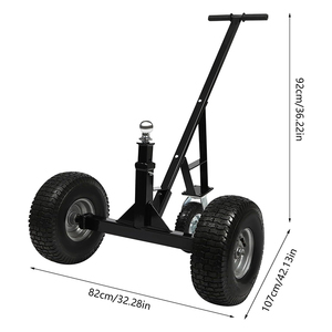 Chariot de remorquage JH-Mech Chariot de remorquage réglable avec remorque de bateau en hauteur Chariot de remorquage robuste peu encombrant - Product Image 6