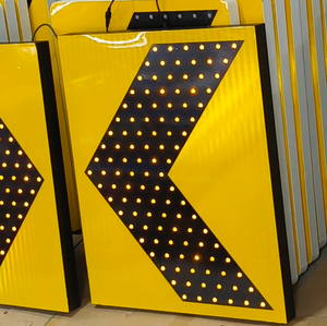 Panneau réfléchissant en aluminium 60 * 70 cm, panneau de signalisation routière solaire - Product Image 5
