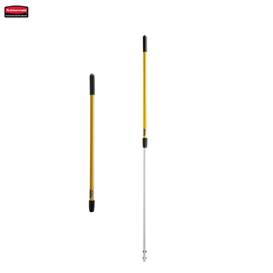 Rubbermaid FGQ75500YL00 hygen 48-72นิ้วมือจับเชื่อมต่อเร็วและเสาสีเหลือง - Product Image 1