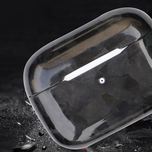 Offres Spéciales vente en gros sans fil écouteur en Fiber de carbone étui à clapet nouveau Design 3K forgé armure étui pour écouteurs - Product Image 6