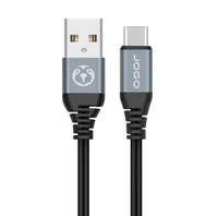 Vietnam RoHS certificado USB 2,0 tipo C cargador tipo PVC Nylon Cable 1M trenza Android Video Game Player Power Bank usuarios de computadoras