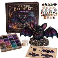 Nouveau kit de figurines 3D en perles, idéal pour un cadeau DIY, avec un emballage magnifique pour les amateurs de loisirs créatifs
