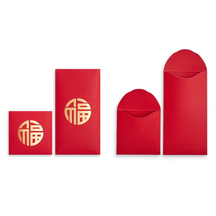 Chinese wholesale good quality customizedred gift printing envelope red pocket made in china