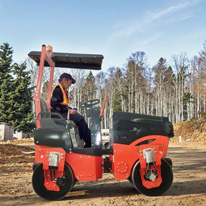 8ton 10ton 12ton a ruota singola doppia vibrazione del tamburo liscio del piede di pecora personalizza il rullo compressore OEM - Product Image 1