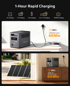 ระบบจัดเก็บพลังงานแบบพกพา AF-P180 BMS Smart System พร้อมแบตเตอรี่พลังงานแสงอาทิตย์ - Product Image 1