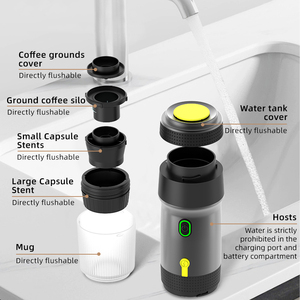 China <strong>Best</strong> Portable3 in 1 Automatic Coffee <strong>Machine</strong> Electric Italian <strong>Espresso</strong> Heating and Cold Vending Coffee Maker for Travel