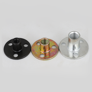 Plaque de connexion pour meubles en fer, plaquée zinc jaune, 3 trous, tailles M6, M12, 1/4, 5/16, 3/8, vente en gros - Product Image 2
