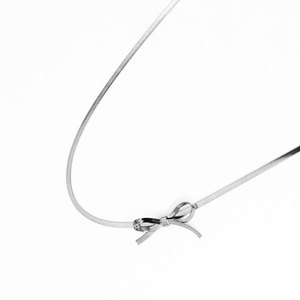 Cadenas de Acero Inoxidable 316L al por Mayor, Joyería de Moda en Oro de 14k y 18k, Collar de Cadena Plana con Diseño de Espiga y Serpiente para Mujeres y Hombres - Product Image 6