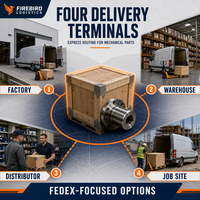 Service Express Porte-à-Porte Firebired UPS DHL TNT FEDEX Expédition de fret Chine vers les États-Unis Canada
