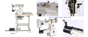 Nouvelle machine à coudre industrielle fabriquée en Chine, à cylindre, à alimentation composée, pour cuir épais, avec moteur et fonctionnement informatisé - Product Image 2