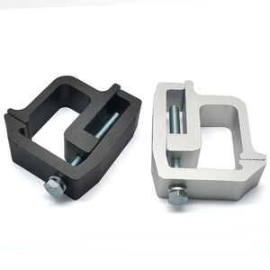 Aluminum Truck Camper Shell Mounting Clamps No‑Drill Truck Topper <b>Canopy</b> <b>Bed</b> Rail Clamp JX24003 for Silverado Sierra Ram F150 - Product Image 2
