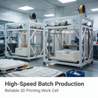 Imprimante 3D industrielle grande format AX-D1000, plateau haute température 1000 mm, nivellement automatique, détection de filament, WiFi, précision 2 microns