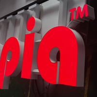 Signe mené interchangeable adapté aux besoins du client d'intérieur de lettre