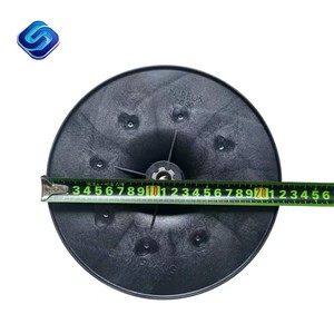 70359801 GHY Ventilador de nailon negro para lavadora, piezas de repuesto comerciales para uso hotelero, para Alliance, Huebsch, <span class=keywords><strong>Speed</strong></span> <span class=keywords><strong>Queen</strong></span>, Ipso T30 - Product Image 4