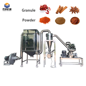 CW-trituradora de grano industrial automática, Máquina trituradora ultrafina para hierbas, sal, especias, ajo, nueces, moscada