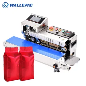 Wallepac Fully Automatic Continuously High-Precision Sealer And Printing Machine Inkjet Sealing Machine With Touch Screen