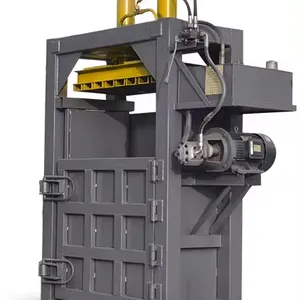 Vanest compactor giấy nhôm có thể dọc Baler thủy lực giấy tái chế máy sợi các tông baling Máy ép