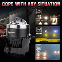 JHS Wholesale 100W K222 3inch Bi Projector Lens Led Headlamp High Power Led Fog Lamp Auto Lighting Systems for Universal Cars