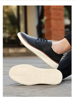 Chaussures Oxford décontractées pour hommes grandes tailles, à lacets, en similicuir, pour le travail, la marche quotidienne, le bureau, support OEM ODM, vente en gros