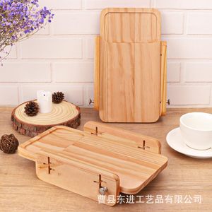 เครื่องตัดขนมปังไม้ไผ่ ถาดไม้ปรับระดับได้ สำหรับเก็บขนมปังในครัว สีไม้ธรรมชาติ สไตล์เรียบง่าย - Product Image 4