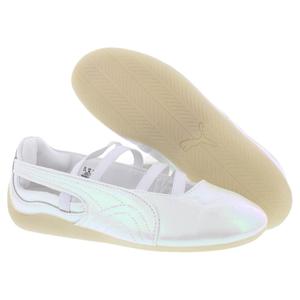Chaussures plates pour femmes Speedcat Ballet, style danse, en tissu perlé à lacets, doublure textile, blanc et noir, collection automne - Product Image 4