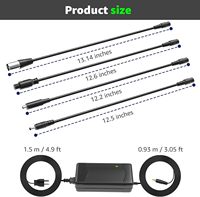 Chargeur 54,6 V 2 A pour batterie lithium 48 V, compatible avec chargeur de batterie, équipé de 4 têtes de sortie