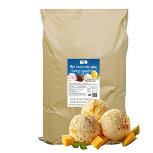 Crème non laitière à la saveur de mangue, sac en vrac de 25 kg, dessert congelé, fabricants de crème glacée, OEM, étiquette privée, grands sacs, 12 mois - Product Image 2
