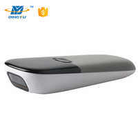 Lector de Códigos de Barras 2D CMOS, Mini Escáner de Códigos QR Inalámbrico Portátil de Bolsillo 2.4g BT, para Uso en Supermercados y Almacenes, Interfaz Tipo-C