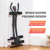 Appareil d'entraînement abdominal pliable multi-angles réglable pour la maison – Machine de mise en forme corporelle