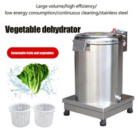 Panier de vidange centrifuge déshydrateur à baril unique Machine électrique en acier inoxydable légumes fruits nettoyage déshydrat