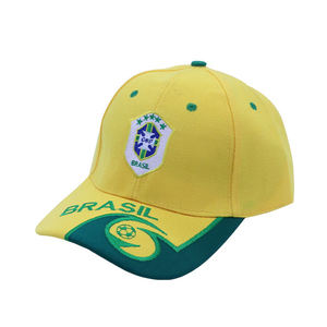 Casquettes Snapback brodées personnalisées pour événements sportifs mondiaux, casquette de supporter de club de <span class=keywords><strong>rugby</strong></span>, casquette de baseball pour supporter de l'équipe de football <span class=keywords><strong>du</strong></span> Brésil - Product Image 4