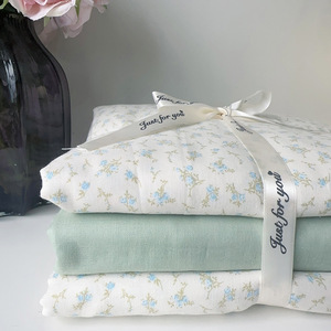 Set di Quattro Pezzi in Puro Cotone a Doppio Strato Stile Country, Set di Tre Pezzi <span class=keywords><strong>per</strong></span> <span class=keywords><strong>Letto</strong></span> in 100% Cotone, Copripiumino <span class=keywords><strong>per</strong></span> <span class=keywords><strong>Bambini</strong></span> - Product Image 2