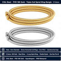 Bracelet multicouche en acier inoxydable plaqué or 18 carats PVD pour femme, accessoire tendance pour mariage et soirée, bijou de poignet fait main 2023