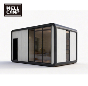 WELLCAMP - Cabaña Modular Fácil <span class=keywords><strong>de</strong></span> Montar, Tipo Apple, <span class=keywords><strong>de</strong></span> 20 pies, Oficina para Obras <span class=keywords><strong>de</strong></span> Construcción, Casa Prefabricada Lista para Usar, Transportable - Product Image 1