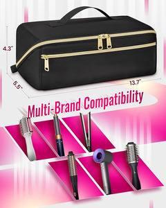 Bolsa de Almacenamiento para Planchas y Accesorios de Gran Capacidad con Múltiples Bolsillos, Impermeable, para Herramientas de Peluquería, con Tapete Resistente al Calor - Product Image 5