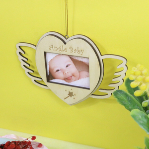 <span class=keywords><strong>Laser</strong></span> Cắt Gỗ Hình Trái Tim Khung Ảnh Cho Giáng Sinh Trang Trí Nội Thất - Product Image 4