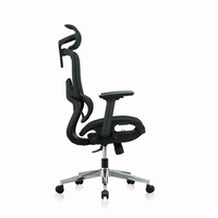 Chaise de bureau avec soutien lombaire, inclinable ergonomique, réglable, en tissu, pivotante, avec coussin et repose-pieds, chaise de direction, chaise de jeu