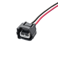 Connecteur femelle automobile 2 broches pour feux de brouillard de voiture, faisceau de câbles pré-câblé, 90980-10899