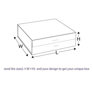 Wholesale Customization Recyclable Clothing Packaging <b>Magnetic</b> Closure Folding <b>Gift</b> <b>Box</b> With Custom Ribbon - Product Image 4