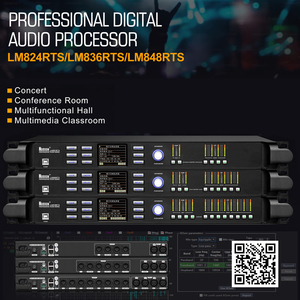 LM824RTS DSP аудио процессор <span class=keywords><strong>2</strong></span> в 4 с эффектами выхода Цифровой аудио процессор профессиональный сценический процессор аудио - Product Image 3