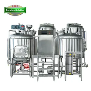 Petite machine de brassage de bière nano équipement de brasserie de bière 100L 2HL 3BBL fournisseur d'équipement de bière artisanale