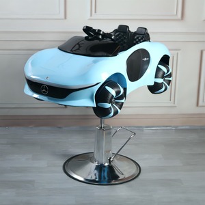 Silla de Barbero para Niños, Eléctrica, con Música, Giratoria, de Plástico, Muebles de Salón para Peluquería, Asiento de Peluquería - Product Image 1
