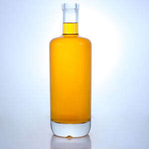 Bouteille en verre Super Flint de 700 ml et 750 ml, base lourde, cylindrique, pour l'emballage du rhum et de la <span class=keywords><strong>vodka</strong></span> - Product Image 2