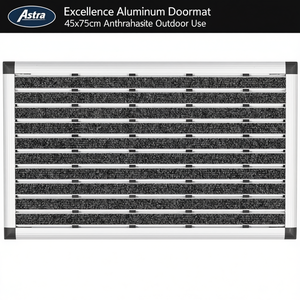 Paillasson en aluminium Astra Excellence 45x75cm Anthracite pour usage extérieur - Product Image 2