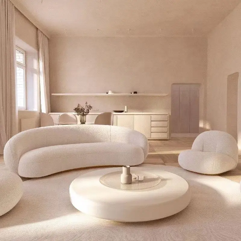 2024 moderno creativo per il tempo libero singolo velluto personalizzato divano di lusso fabbrica all'ingrosso