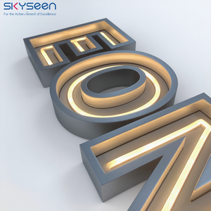 Letrero <span class=keywords><strong>de</strong></span> letra 3D SKYSEEN, nuevo diseño, luces <span class=keywords><strong>de</strong></span> neón integradas, carcasa <span class=keywords><strong>de</strong></span> Metal <span class=keywords><strong>para</strong></span> Bar, decoraciones <span class=keywords><strong>de</strong></span> calle, cafetería, tienda <span class=keywords><strong>de</strong></span> comestibles, letrero - Product Image 3