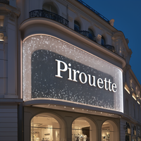 Panneau publicitaire LED personnalisé Kelly pour centre commercial, enseigne de marque extérieure pour entreprise, panneau LED pour magasin