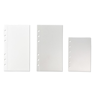 Enveloppes Budget Transparentes Givré à 6 Trous en PP, Reliure Mobile, Personnalisées, <span class=keywords><strong>Organiseur</strong></span> d'Argent A6 <span class=keywords><strong>A7</strong></span> sans Fermeture Éclair pour Espèces - Product Image 6