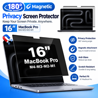 Protection d'écran magnétique anti-espion et anti-reflet avec filtre lumière bleue pour MacBook Pro 16 pouces M1-M5 – Prix de gros – Film OEM