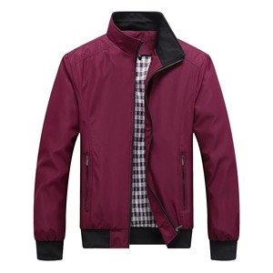 Giacche Corte alla Moda per Primavera, Autunno e <span class=keywords><strong>Inverno</strong></span>, <span class=keywords><strong>Abbigliamento</strong></span> <span class=keywords><strong>Casual</strong></span> in Poliestere con Chiusura a Zip per <span class=keywords><strong>Uomo</strong></span> - Product Image 2
